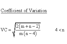 Statistical Distributions - Fisher F-Distribution - Coefficient ofVariation