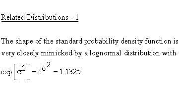 Statistical Distributions - Gumbel Distribution - Related Distributions 1- Gumbel Distribution versus Lognormal Distribution