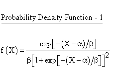 Statistical Distributions - Logistic Distribution - Probability DensityFunction 1