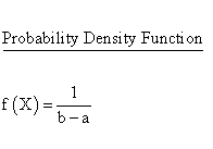 Statistical Distributions - Rectangular (Uniform) Distribution - Probability Density Function
