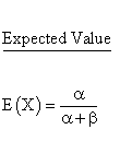 Continuous Distributions - Beta Distribution - Expected Value