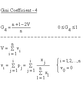 Descriptive Statistics - Concentration - Gini Coefficient 4