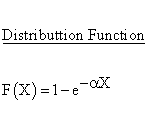 Statistical Distributions - Exponential Distribution - DistributionFunction