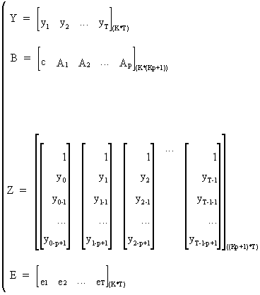 Multiple Time Series Estimation