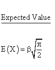 Continuous Distributions - Rayleigh Distribution - Expected Value