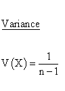 Continuous Distributions - r Distribution - Variance