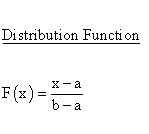 Statistical Distributions - Rectangular (Uniform) Distribution -Distribution Function
