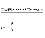 Continuous Distributions - Rect. (Uniform) Distribution - Kurtosis