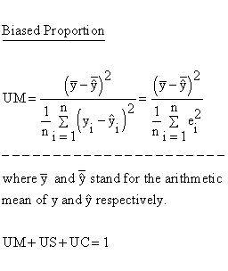Descriptive Statistics - Simple Linear Regression - Model Performance - Decomp. MSE 1 - 1